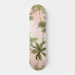 Skateboard Patrón de árbol de palma