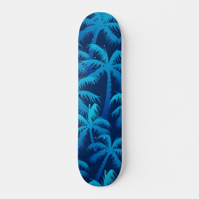 Skateboard Patrón de árbol de palma (Anverso )