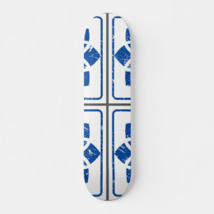 Skateboard Patrón de azulejos de cerámica