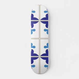 Skateboard Patrón de azulejos de cerámica