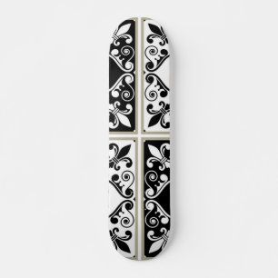 Skateboard Patrón de azulejos de cerámica