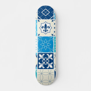 Skateboard Patrón de azulejos de cerámica