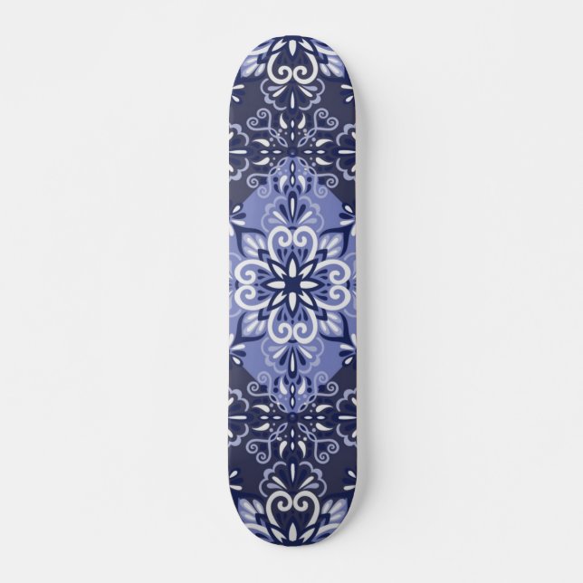 Skateboard Patrón de azulejos de cerámica (Anverso )
