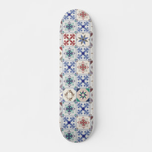 Skateboard Patrón de azulejos de cerámica