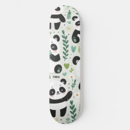 Skateboard Patrón de Baby Panda