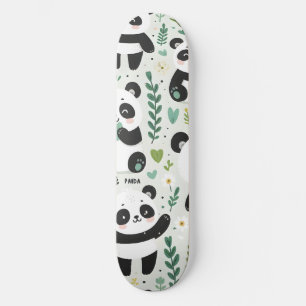 Skateboard Patrón de Baby Panda