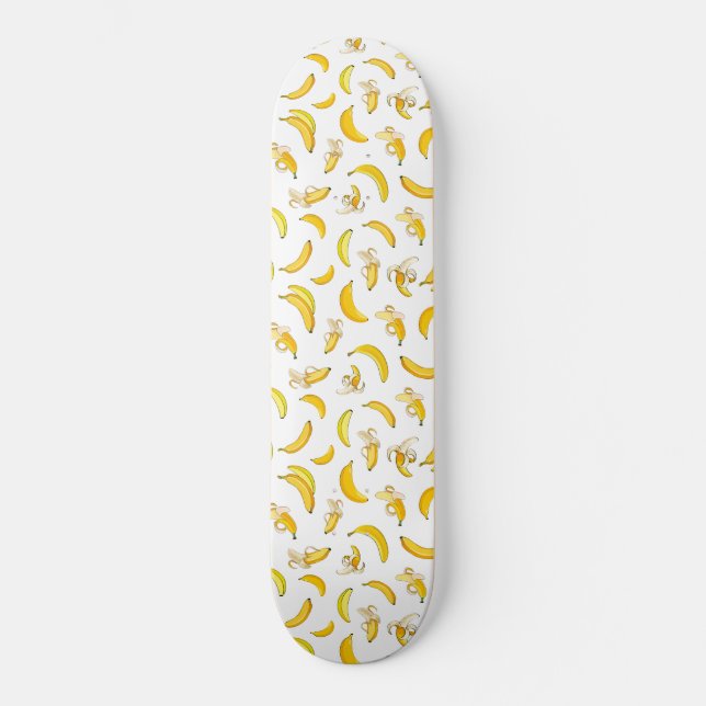 Skateboard Patrón de Banana 4 (Anverso)