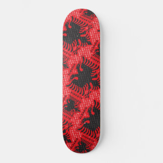 Skateboard Patrón de bandera albanesa 2
