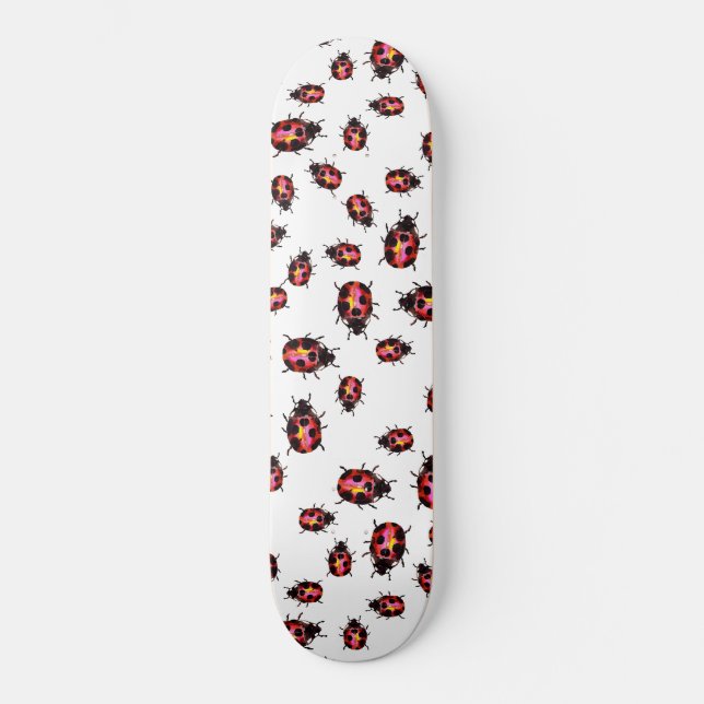 Skateboard Patrón de barras de colores (Anverso)