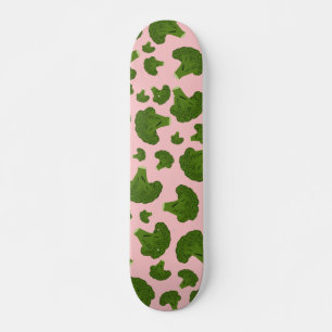 Skateboard Patrón de brócoli