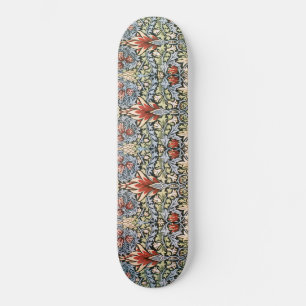 Skateboard Patrón de cabeza de serpiente (por William Morris)