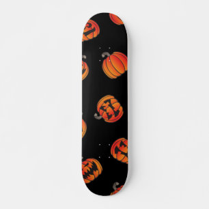 Skateboard Patrón de calabaza