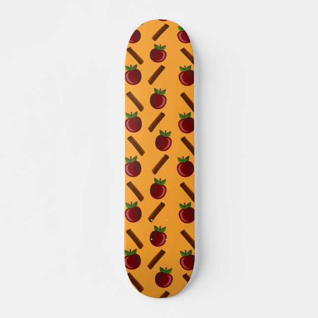 Skateboard Patrón de canela de Apple (Anverso )