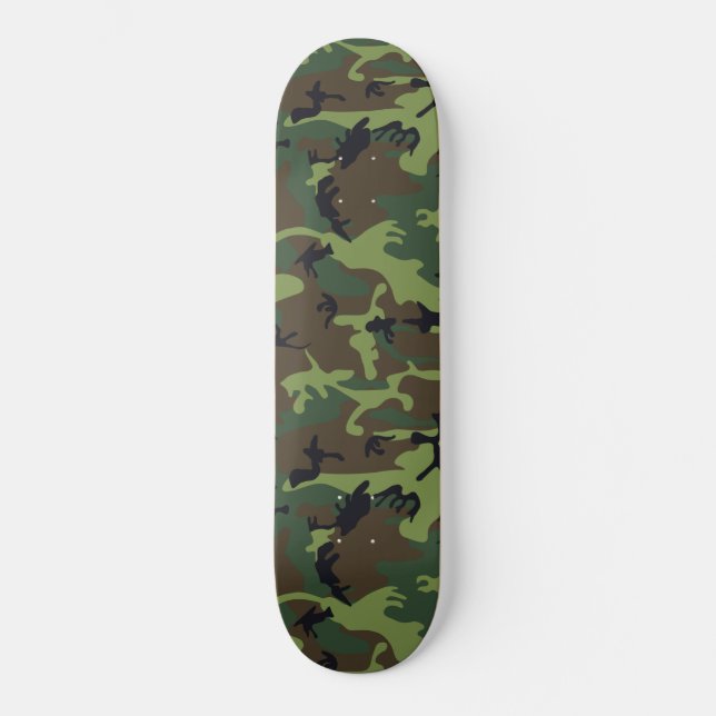 SKATEBOARD PATRÓN DE CAZA DE CAMOFLAJE (Anverso)
