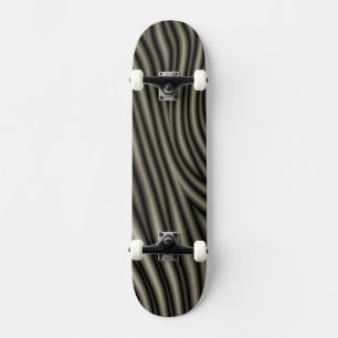 Skateboard Patrón de cebra