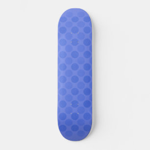 Skateboard Patrón de círculos azules retro