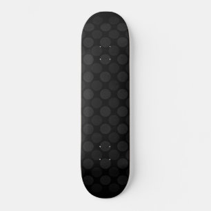 Skateboard Patrón de círculos negros retro atenuado