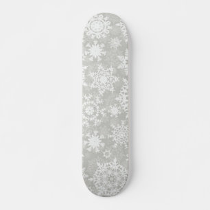 Skateboard Patrón de copo de nieve