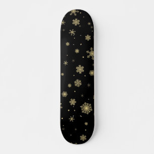 Skateboard Patrón de copo de nieve