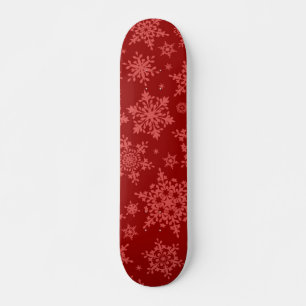 Skateboard Patrón de copo de nieve