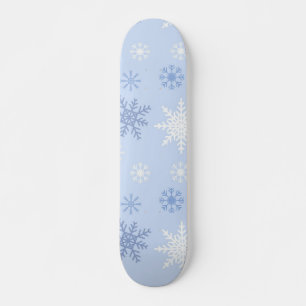Skateboard Patrón de copo de nieve