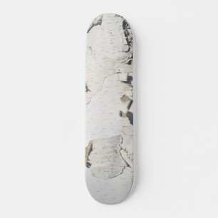 Skateboard patrón de corteza de abedul