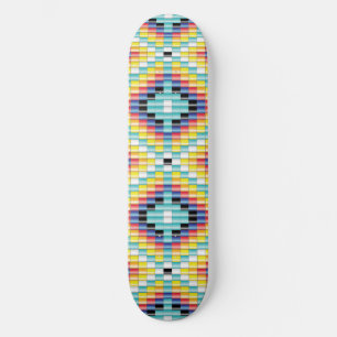 Skateboard Patrón de cuentas Navajo