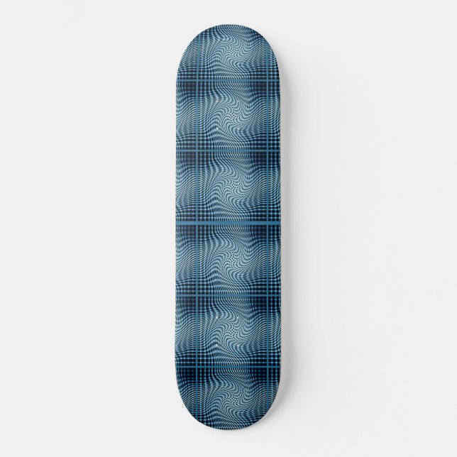 SKATEBOARD PATRÓN DE CURVA EN ESPIRAL ONDULADA   (Anverso)