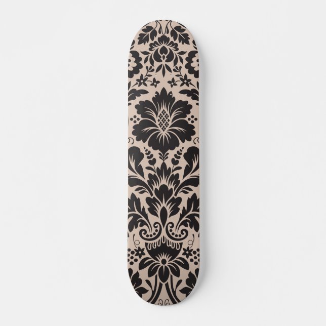 Skateboard Patrón de Damasco 4 (Anverso )