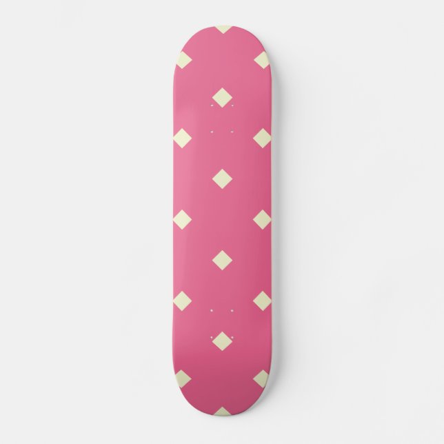 Skateboard Patrón de diamante (Anverso)