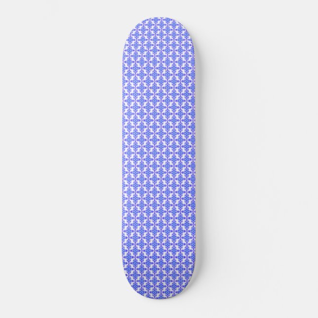 Skateboard Patrón de diseño floral (Anverso)