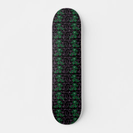 Skateboard Patrón de dragón verde bebé