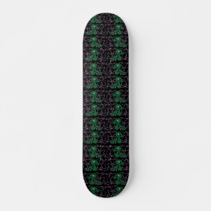 Skateboard Patrón de dragón verde bebé