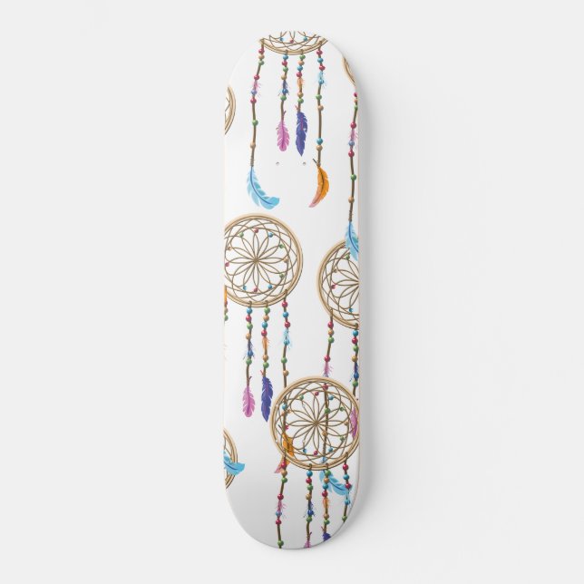 Skateboard Patrón de Dreamcatcher (Anverso)