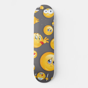 Skateboard Patrón de emoji 2