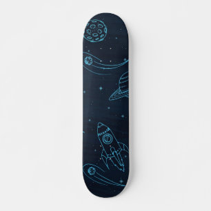Skateboard Patrón de espacio