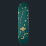 Skateboard Patrón de espacio<br><div class="desc">Patrón vectorial de espacio sin foco.  © y ® Bigstock® - Todos los derechos reservados.</div>