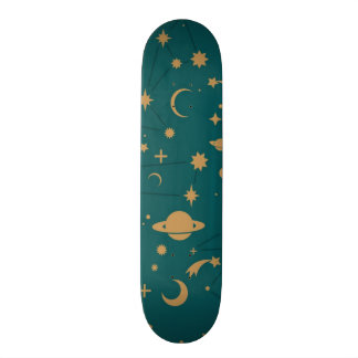 Skateboard Patrón de espacio