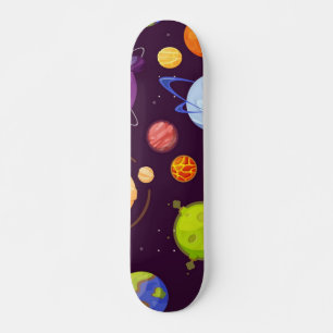 Skateboard Patrón de espacio