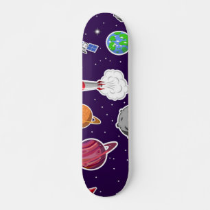 Skateboard Patrón de espacio