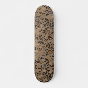 Skateboard Patrón de estampado animal