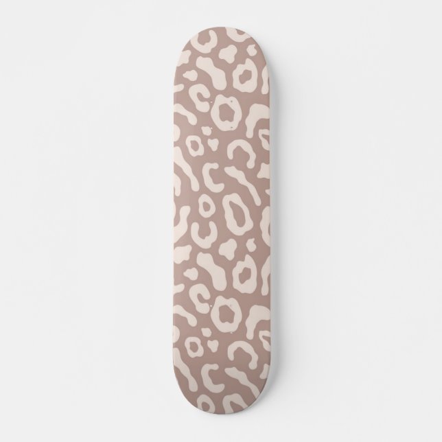 Skateboard Patrón de estampado animal (Anverso )
