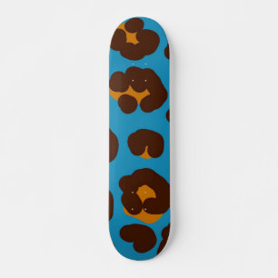 Skateboard Patrón de estampado animal