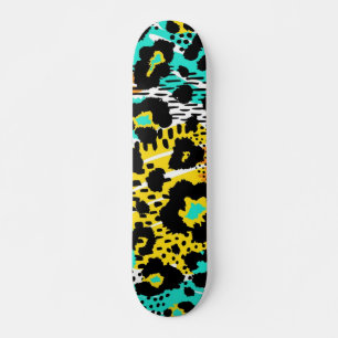 Skateboard Patrón de estampado animal