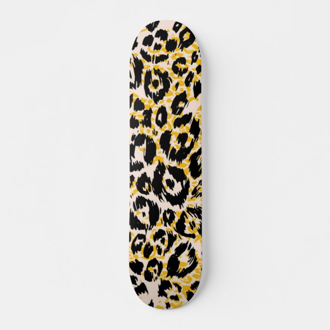 Skateboard Patrón de estampado animal (Anverso )