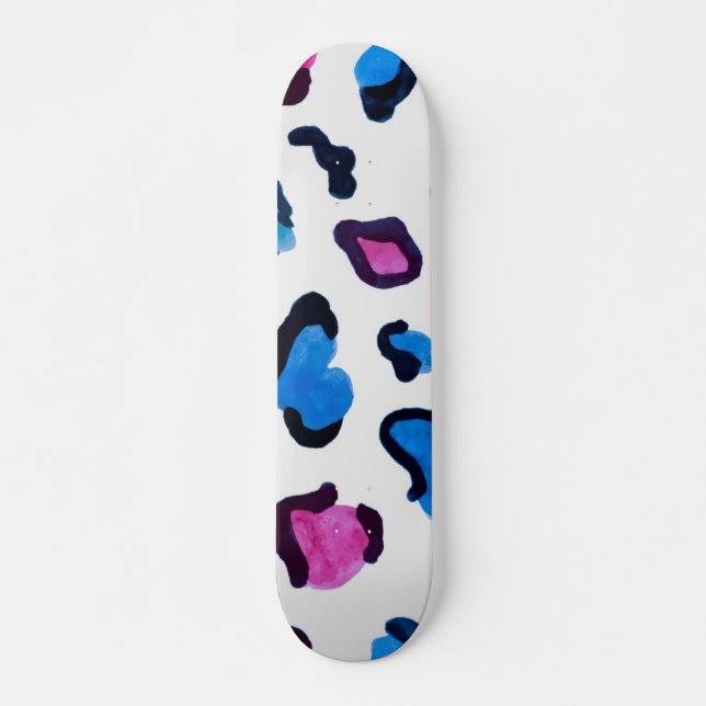 Skateboard Patrón de estampado animal (Anverso )