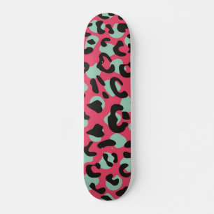 Skateboard Patrón de estampado animal