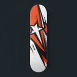 Skateboard Patrón de estrella de resumen geométrico moderno c<br><div class="desc">Este diseño moderno presenta un colorido patrón geométrico abstracto.</div>