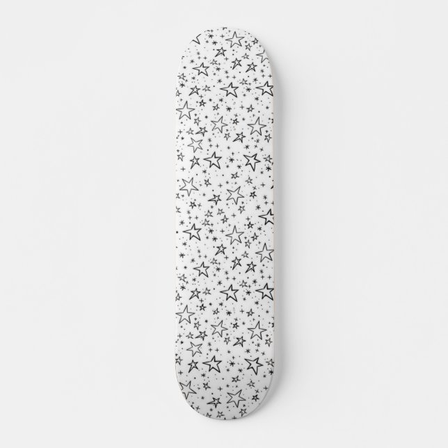 Skateboard Patrón de estrellas (Anverso )