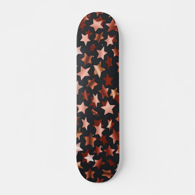Skateboard Patrón de estrellas (Anverso )